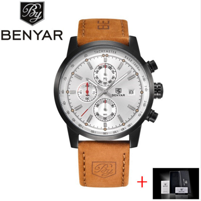 Men watches Luxury Brand BENYAR Sports Watch reloj hombre Military Multifunctions Waterproof Quartz Watch relogio masculino