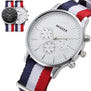 MIGEER Mens Fashion Canvas Alloy Analog Watch Wrist Watches Drop Shipping P23 Jul20