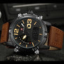 2017 NAVIFORCE Men's Fashion Sport Watches Men Quartz Analog Date Clock Man Leather Military Waterproof Watch Relogio Masculino