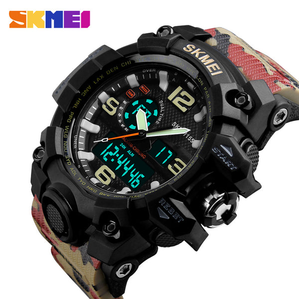 SKMEI Army Camouflage led military wrist watches men relojes digital sports watches relogio masculino esportivo s shock clock