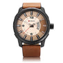 2018 New Sport Men Watch Luxury Brand CURREN Quartz Relogio Masculino Fashion Military Watches Genuine Leather Clock Men