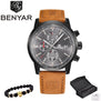 2017 BENYAR Watches Men Luxury Brand Quartz Watch Fashion Chronograph Sport Reloj Hombre Clock Male hour relogio Masculino