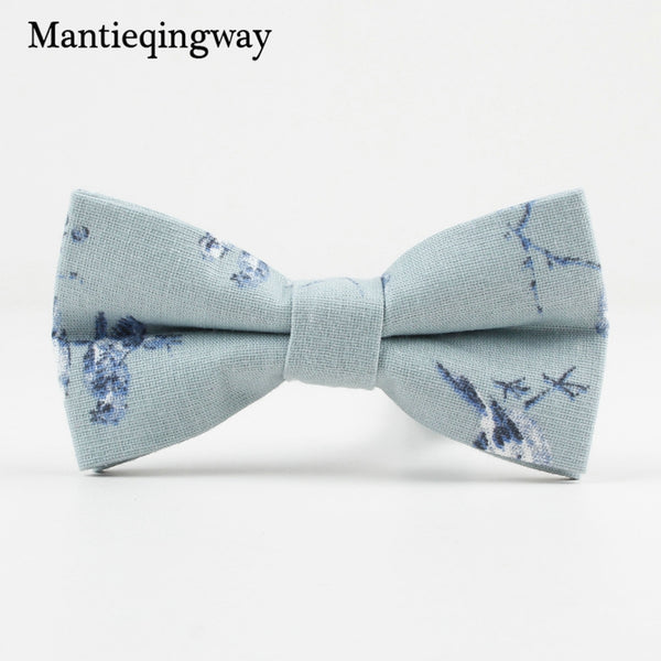 Mantieqingway Fashion Mens Wedding Floral Bowtie Formal Business Bow Tie Bowkont For Men Gravata Borboleta of Vestidos Corbatas