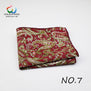 Genuine Yiyanyang Cotton Floral Pocket Square 9.05 Inch Camo Color Polyester Paisley Handkerchief Tie For Men Gift Gentle Hanky