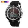 SKMEI Men Solar Dual Watches Fashion Digital Sport Watch Chronograph Alarm Waterproof Quartz Wristwatches Relogio Masculino 1064