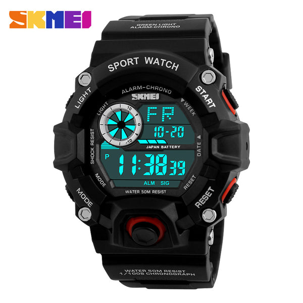 Skmei Fashion Casual S Shock Sports Watches Man Luxury Brand Men Quartz Chronograph Watches Men relogio masculino esportivo 2018