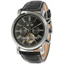 Jaragar luxury mechanical automatic brand watch leather strap date&day AUTO Flywheel Tourbillon Mens Wristwatch relogio