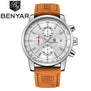 2017 BENYAR Watches Men Luxury Brand Quartz Watch Fashion Chronograph Sport Reloj Hombre Clock Male hour relogio Masculino