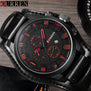 Curren Top Brand Luxury Leather Men Watch Army Military Quartz Mens Watches Casual Sport Clock Watch Relogio Masculino Dropship