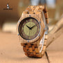 BOBO BIRD New Wooden Watches Timepieces for Men Women Casual Zebra Wood Band Quartz Watch in Wooden Gift Box W*Q01 Drop Shipping