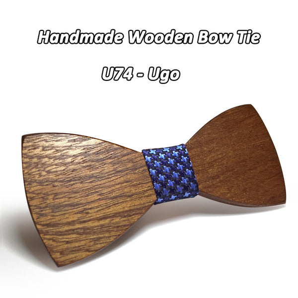 Mahoosive Wood Bow Tie Mens Wooden Bow Ties Gravatas Corbatas Business Butterfly Cravat Party Ties For Men Wood Ties