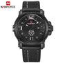 Top Brand Luxury NAVIFORCE Men Sports Watches Men's Army Military Leather Quartz Watch Male Waterproof Clock Relogio Masculino