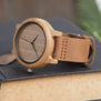 DROP SHIPPING BOBO BIRD Timepieces Bamboo Wooden Watches for Men and Women With Leather Strap relogio masculino C-A19