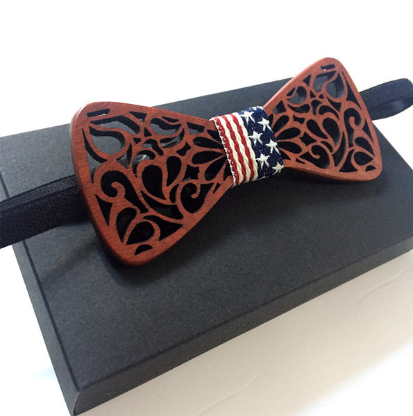 2017 New Classic formal Hollow Beard wings noble Wood Bow Ties for Mens Wedding Suits Wooden Bow Tie Butterfly Shape Bowknots S