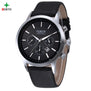 2017 Luxury Brand Quartz Wristwatch Men Leather Watches Male Stainless Steel Waterproof Wrist Fashion Casual Men Business Watch