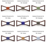 Mahoosive Brand Christmas Gift Fashion Handmade Wood Bow ties Bowtie Butterfly Gravata Ties For Men Geometric Wooden bow tie