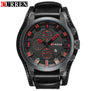 2018 NEW Luxury Brand CURREN Men Sport Watches Men's Quartz Clock Man Army Military Leather Wrist Watch Relogio Masculino