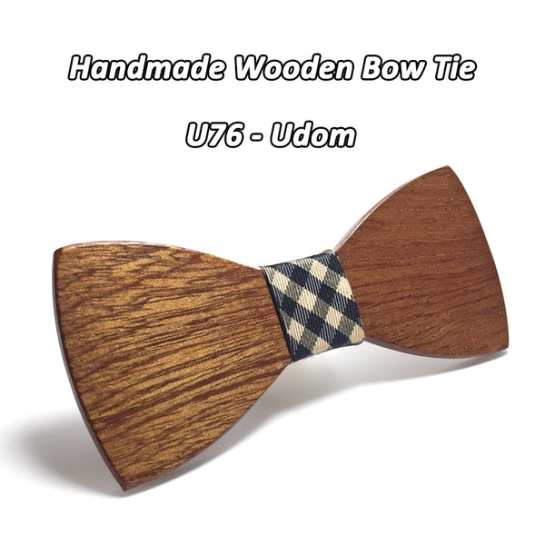 Mahoosive Wood Bow Tie Mens Wooden Bow Ties Gravatas Corbatas Business Butterfly Cravat Party Ties For Men Wood Ties