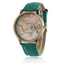 2016 New Cowboy strap Map Watch By Plane Watches Denim Fabric Quartz Watch 7 color for Women Men watches
