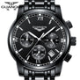 Fashion Watch men Luxury top brand GUANQIN steel men watch luminous waterproof Wristwatch multifunction Men Clock quartz watch