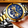 2018 NEW LIGE Watch Mens Military Waterproof Top Brand Watches Stainless Steel Quartz Clock Man Full Steel Wrist Watch relogio
