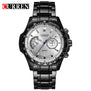 Curren quartz Black Vogue Business Military Man Men's watches 3ATM waterproof Dropship 8020 Relogio