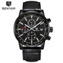 BENYAR Sport Watches Mens Chronograph Calendar Waterproof Male Clock Military Quartz Watch Luxury Relogio Masculino Gift Box