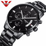 Relogio Masculino Men Watch Luxury Famous Top Brand Men Dress Watch Military Quartz Wristwatches Saat Metal&Leather&Milanes Band