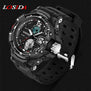 Losida Luxury Brand G Rubber Strap Shock Watch Military Army Blue LED Pointer Waterproof Men Sports Watches Clock relogio Male