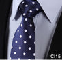 Check 3.4" 100%Silk Wedding Party Jacquard Woven Classic Men Tie Necktie CI