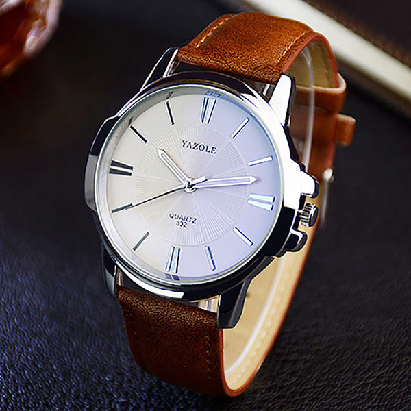 YAZOLE Quartz Watch Men Top Brand Luxury Famous 2017 Wristwatch Male Clock Wrist Watch Business Quartz-watch Relogio Masculino