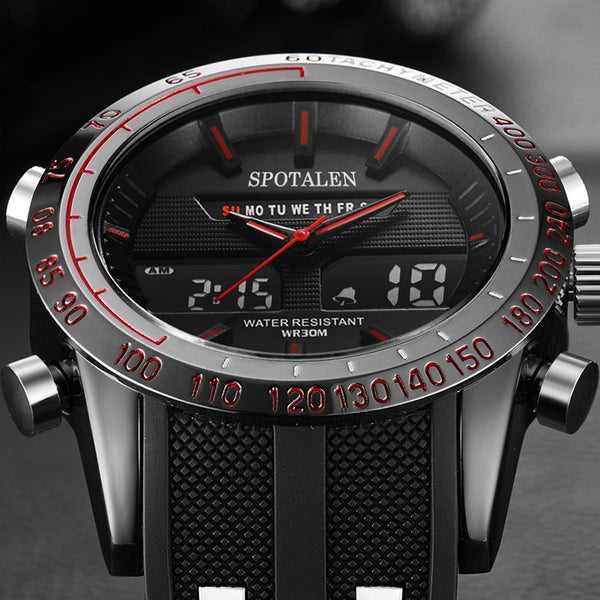 Relogio Masculino Sport Watch Men Waterproof Military Luxury Brand Male Wrist Watch Digital Electronic LED Shock Watch xfcs