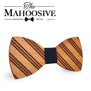 Mahoosive Gravata Wedding Bow Tie Wooden Butterfly For Men's Suit Shirt Necktie Jewerly Accessory