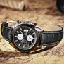 MEGIR Luxury Brand Military Watches Men Quartz Chronograph 6 Hands Leather Clock Man Sports Army Wrist Watch Relogios Masculino