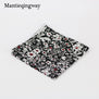 Mantieqingway Style Wedding Party Paisley & Floral Pocket Square for Mens Suit Cotton Blue & Red Handkerchiefs 24cm Chest Towel
