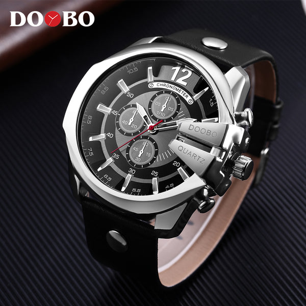 Relogio Masculino DOOBO Golden Men Watches Top Luxury Popular Brand Watch Man Quartz Gold Watches Clock Sports Men Wrist Watch