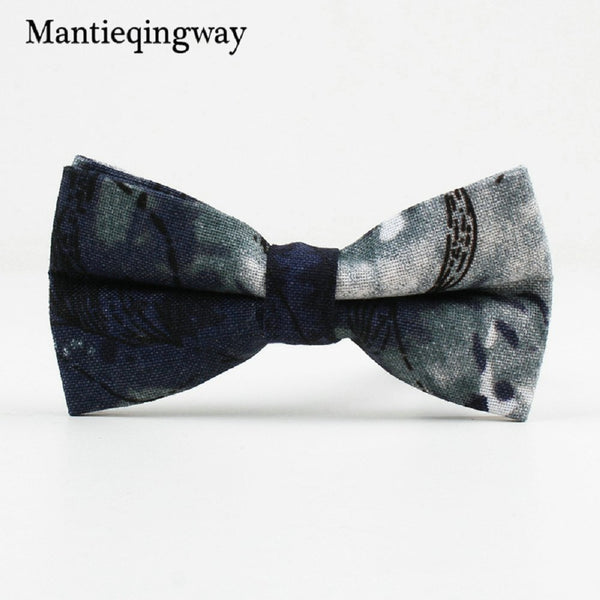Mantieqingway Fashion Mens Wedding Floral Bowtie Formal Business Bow Tie Bowkont For Men Gravata Borboleta of Vestidos Corbatas