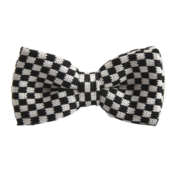 New Arrival Men's Bowtie Striped Bowtie Knit Tie Knitted Pre Tied Bow Tie Woven Bowtie Tie 20 Styles