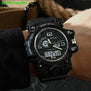 SANDA men's uniforms sports watch men's top brand luxury famous electronic LED digital watch male clock Relogio Masculino