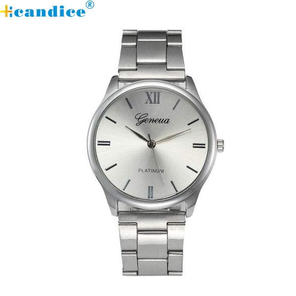 Splendid 2018 New Arriavl Fashion Watches Women Crystal Stainless Steel Band Analog Quartz Wrist Watch Mens Dial Watch Clock