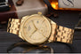 CHENXI Golden Watch Men Watches classical Luxury Famous Wristwatch Male Clock Quartz Wrist Watch Calendar Relogio Masculino