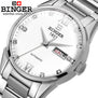 Binger Luxury Watch Men Automatic Watch Calendar High Quality Man Watches Sapphire Crystal Wristwatch Retro Relogios Masculino