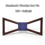 Mahoosive Brand Christmas Gift Fashion Handmade Wood Bow ties Bowtie Butterfly Gravata Ties For Men Geometric Wooden bow tie