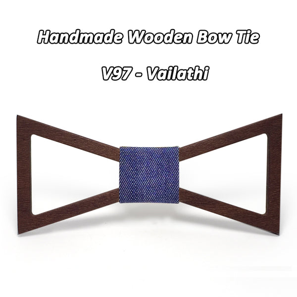 Mahoosive Brand Christmas Gift Fashion Handmade Wood Bow ties Bowtie Butterfly Gravata Ties For Men Geometric Wooden bow tie