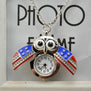 2017 Vintage Style Retro Slide Owl Pendant Long Necklace Analog Pocket Watch Gift Z109 5Down