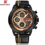 Mens Watches Top Brand Luxury Brand NAVIFORCE Casual Quartz Watch Men Leather Sport Wristwatches Waterproof Relogio Masculino