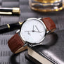 50m Waterproof Men Watches Thin 40mm Dial Leather Luxury Brand Shopping Big Sale Wholesale Price cheap horse fifth New Top
