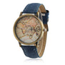 2016 New Cowboy strap Map Watch By Plane Watches Denim Fabric Quartz Watch 7 color for Women Men watches