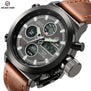 Top Brand Luxury Men Swimming Quartz Analog Outdoor Sports Watches Military Relogio Masculino Male Clock Hour With Leather Strap