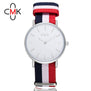 CMK Classic Cambridge Wrist Watch Men's Slim Quartz Watch Designer Males Fashion Wristband Clock 2018 New Brand Relojes Moda